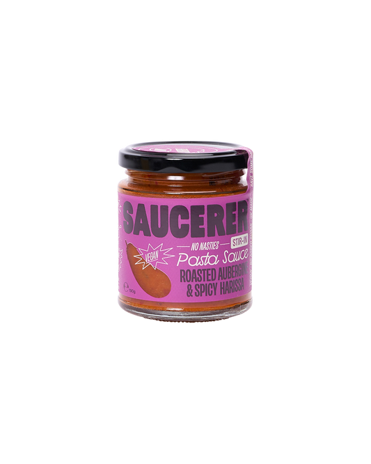 Spicy Harissa & Roasted Aubergine Pasta Sauce