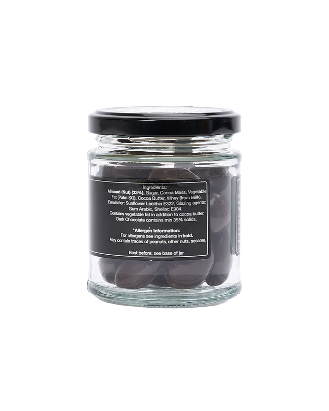 Dark Chocolate Almonds Gift Jar