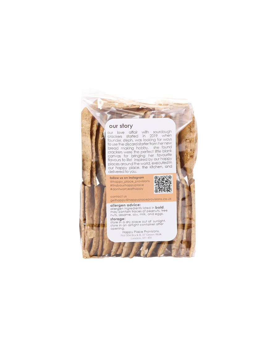 Olive Oil & Sea Salt Sourdough Crackers Sharing Pack