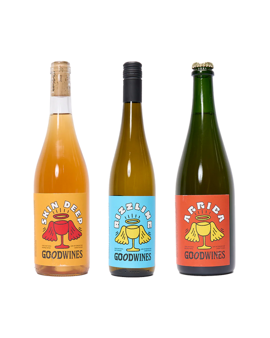 Sparkling, Orange & White Wine Trio