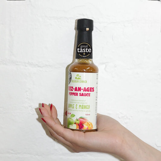 "Jeez-an-ages": Apple + Mango Pepper Sauce