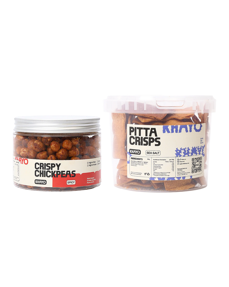 The Crispy Combo: Pitta Chips & Chickpeas
