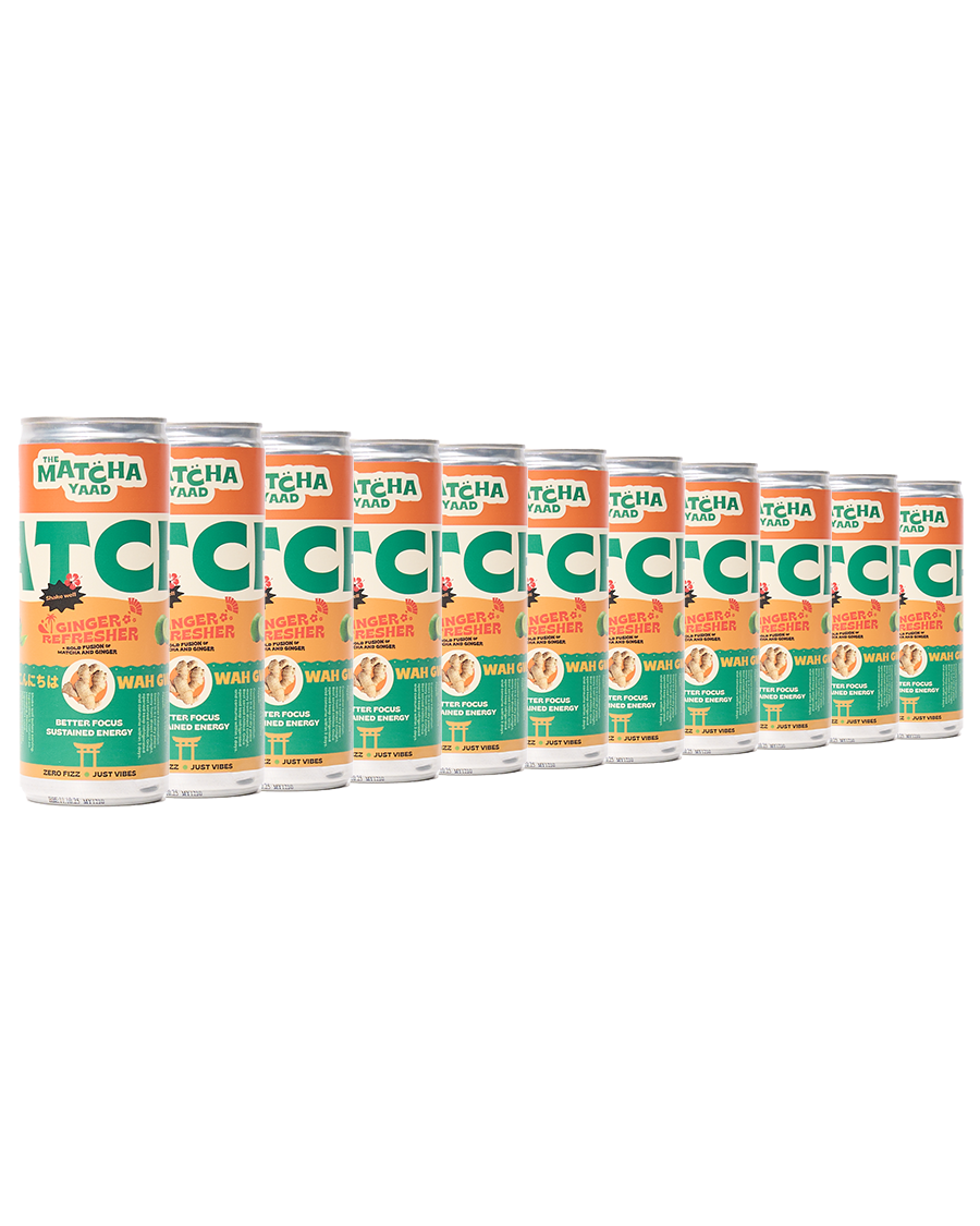 Ginger Refresher Matcha Drink (12 Pack)