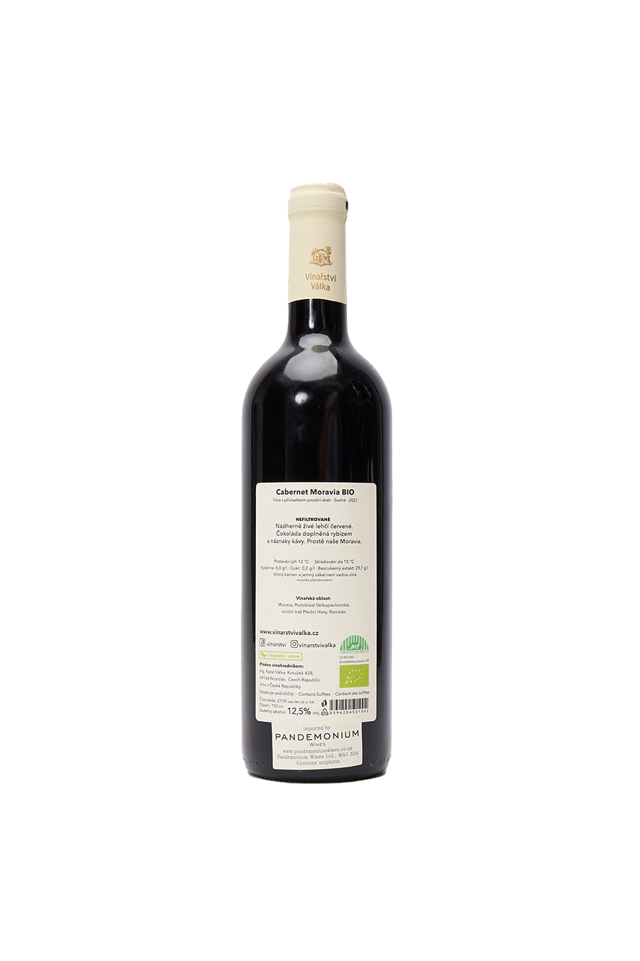 Vinařství Válka - Cabernet Moravia: Czech Red Wine