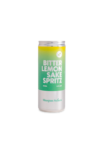 Bitter Lemon Sake Spritz Cocktail