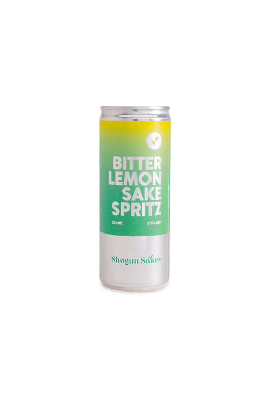 Bitter Lemon Sake Spritz Cocktail