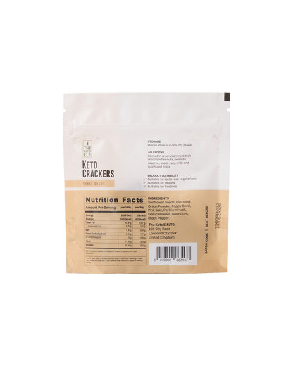 Three-Seed Keto Crackers