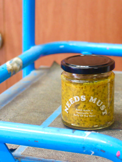 "Needs Must": Wholegrain Beer Mustard