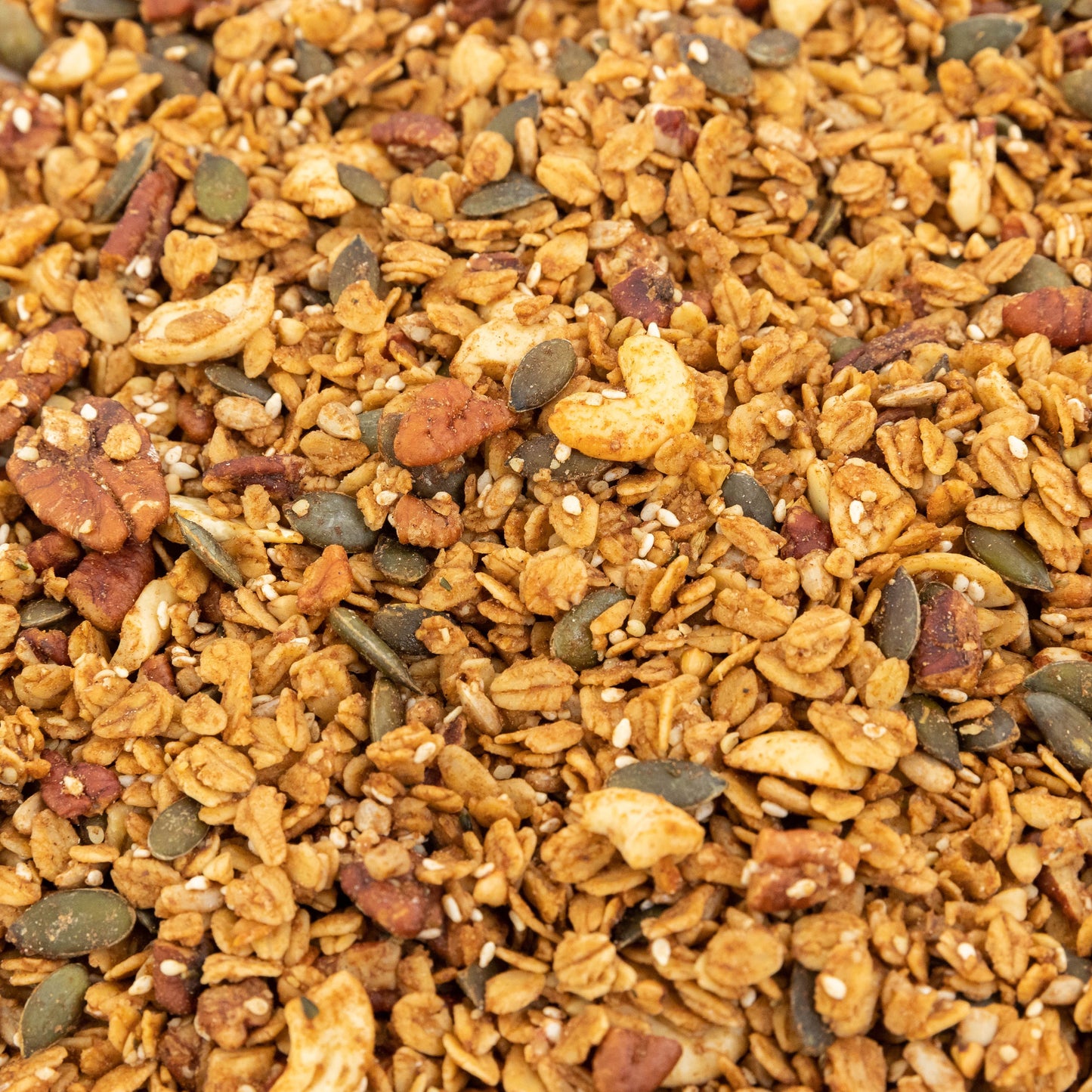 Pecan and maple granola