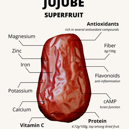 Jujube Superfruit to Pair with Coffee - Large