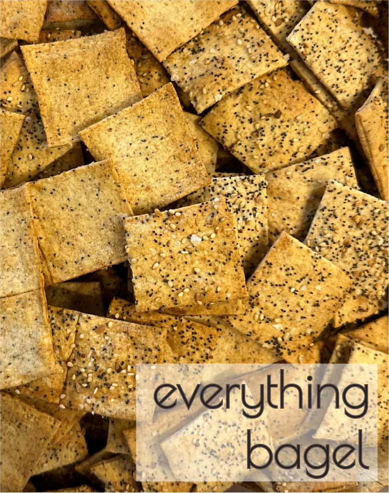 Everything Bagel Handmade Sourdough Crackers-Snacking Pack