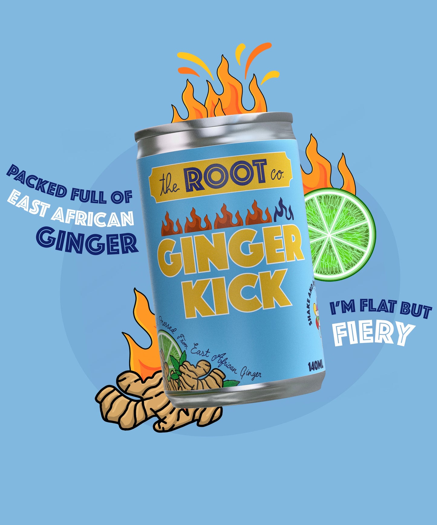 Ginger Kick Case: Mini Cans, Big Case, Bigger Spice