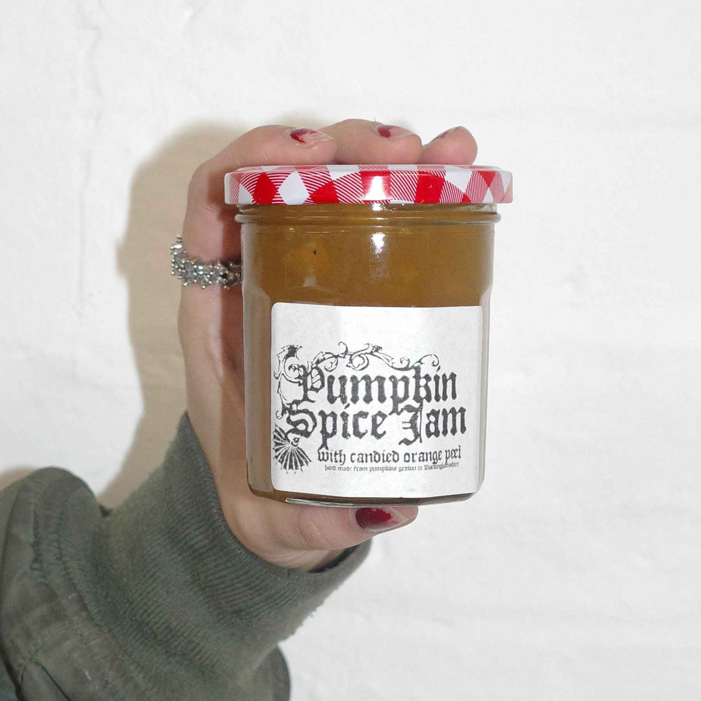 Pumpkin Spice Jam with Candied Orange Peel