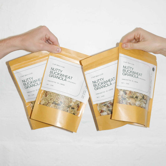 Nutty Buckwheat Granola with Prebiotics 
 - (4 PACK x 250g)