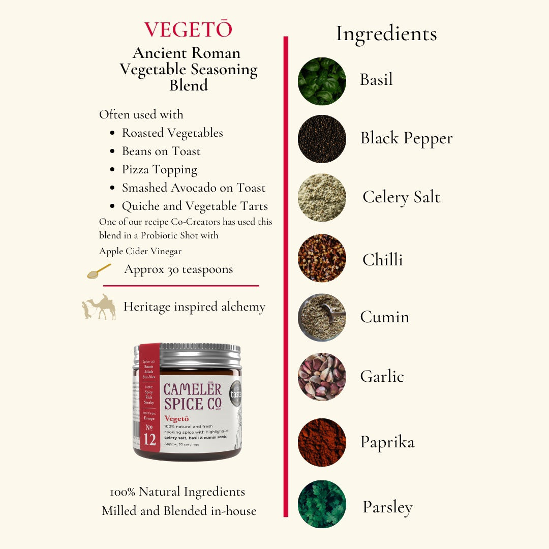Vegetō - Ancient Roman Vegetable Seasoning Spice Blend